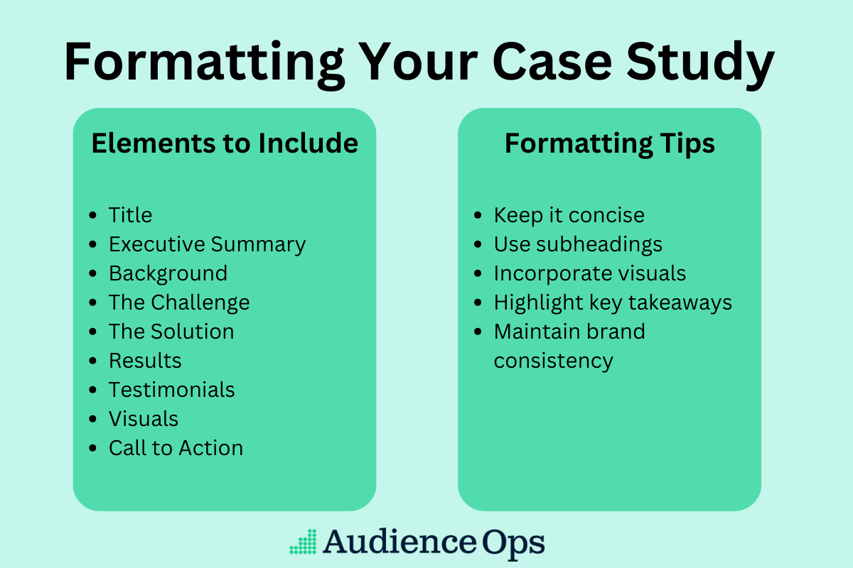 marketing case study format